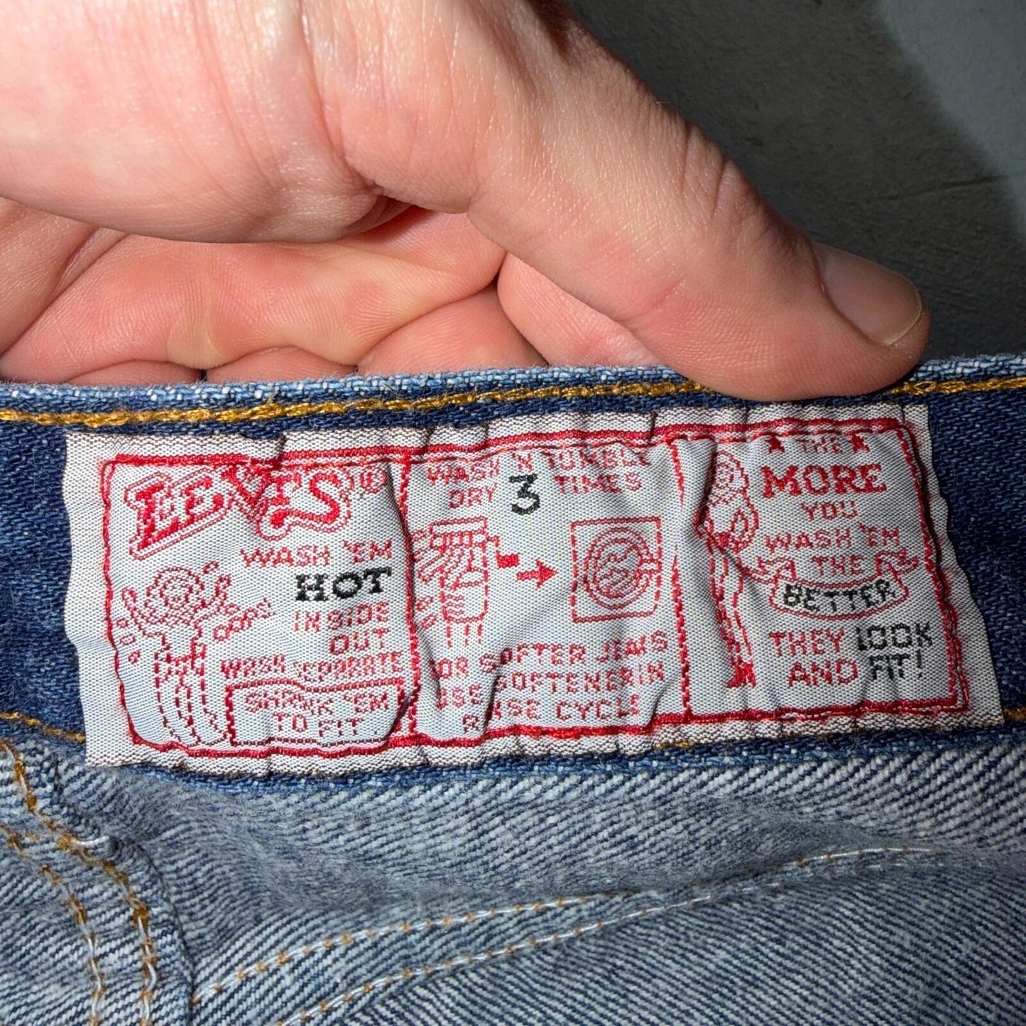 Levis 501 Vintage 80s USA XX Straight Leg Jeans High Rise Sz 13 Womens Act 27x31