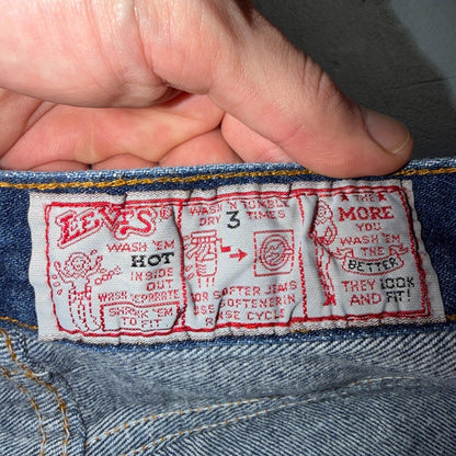 Levis 501 Vintage 80s USA XX Straight Leg Jeans High Rise Sz 13 Womens Act 27x31