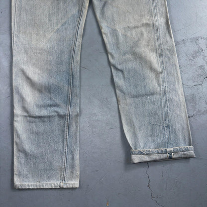 Levis 501 Vintage 80s Redline Selvedge USA XX Jeans Light Wash 1980s Act 29x30