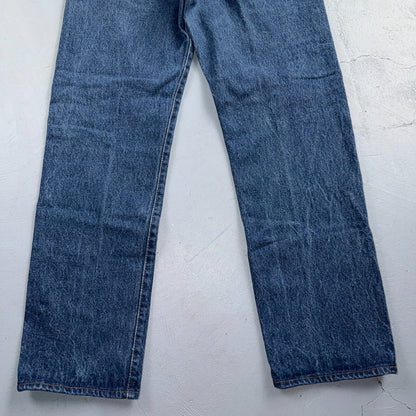 Levis 501 Vintage 80s USA XX Straight Leg Jeans Blue Med Wash 30x32 Act 26x28