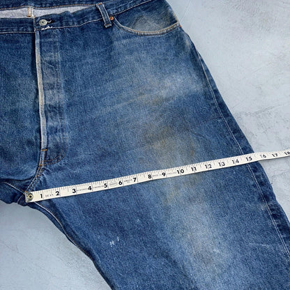 Levis 501 Vintage 80s Redline Selvedge USA XX Jeans Med Wash 48x30 Act 44x25