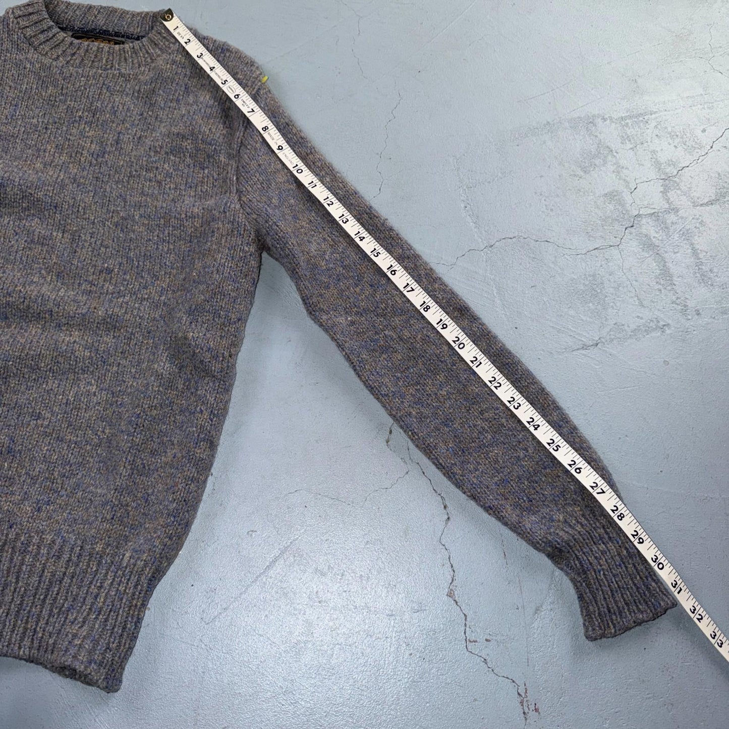 Eddie Bauer VTG Wool Sweater Women's Medium Blue Knit Round Neck Pullover