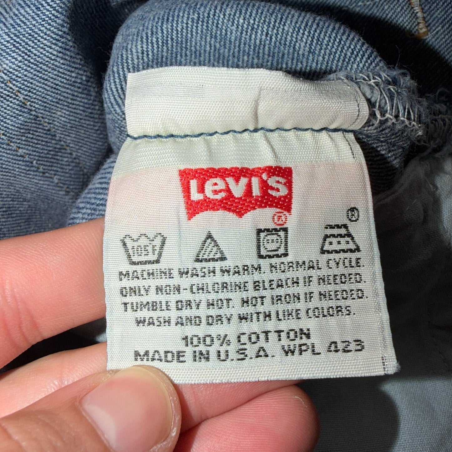 Levis 501 Vintage 90s USA XX Straight Leg Jeans Blue Med Wash 33x32 Act 33x31