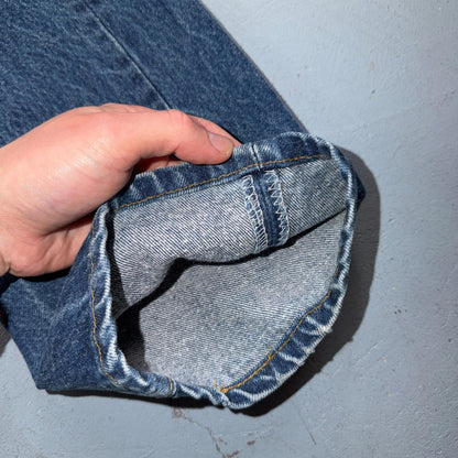 Levis 501 Vintage 80s USA XX Straight Leg Jeans Blue Light Wash 33x33 Act 31x30