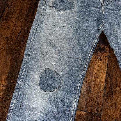 Levis 501 XX Big E True VTG 40s 50s Redline Selvedge Denim Jeans 1940s 25x26