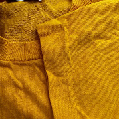 Surfers Catalina Martin 1960s 60s Rockabilly Vintage T Shirt Yellow Gold Blank