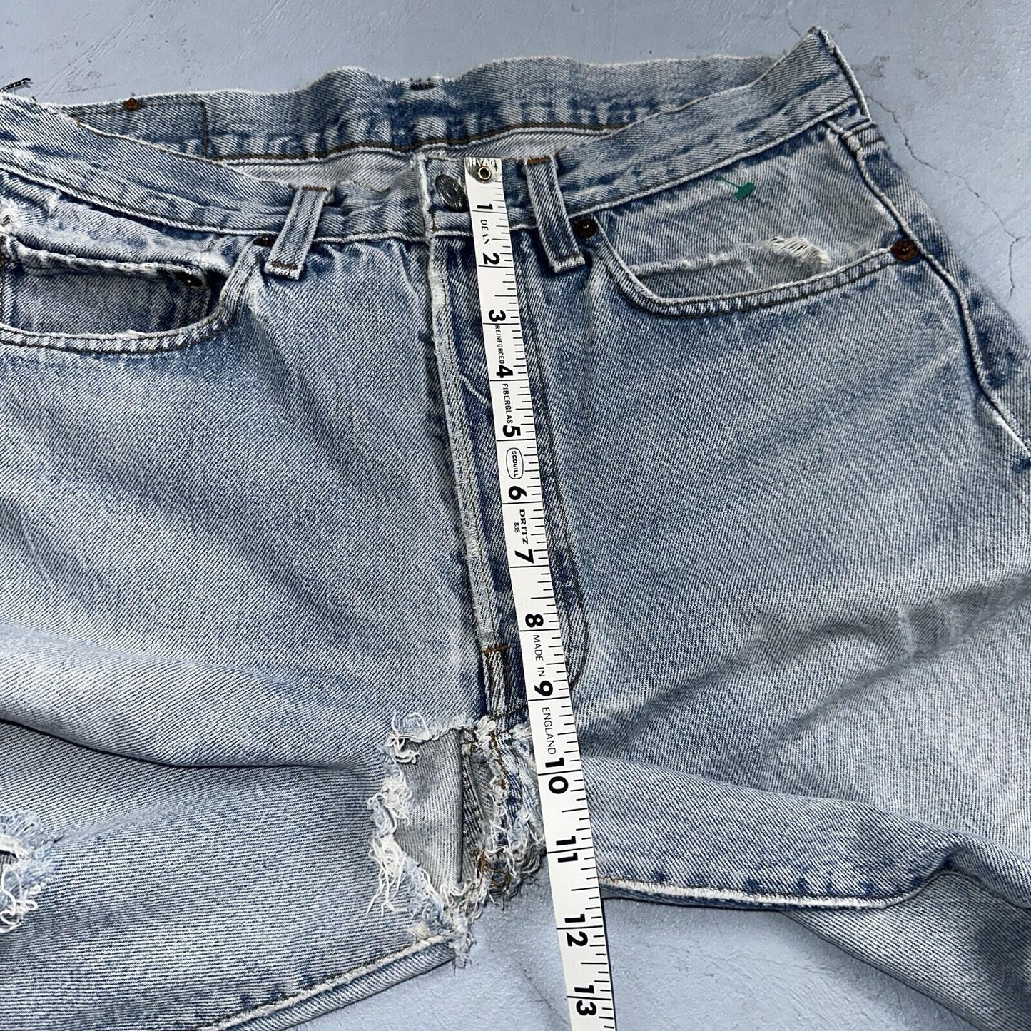 Levis 501 Vintage 80s USA XX Straight Leg Jeans 33x30 Altered Skinny Act 30x33