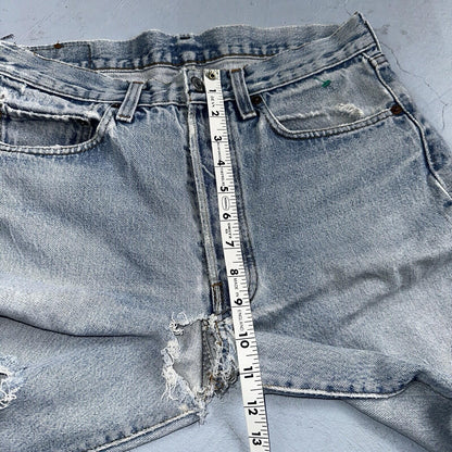 Levis 501 Vintage 80s USA XX Straight Leg Jeans 33x30 Altered Skinny Act 30x33