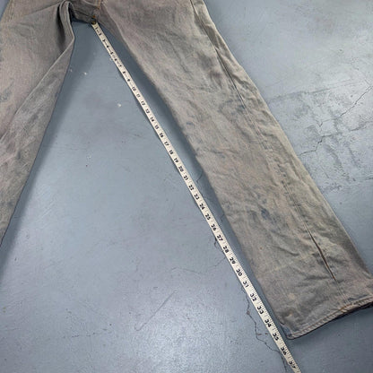 Levis 501 Vintage 80s Redline Selvedge USA XX Jeans Bleach Wash 32x40 Act 30x35