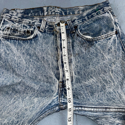 Levis 501 Vintage 80s USA XX Straight Leg Jeans Blue Acid Wash 31x32 Act 30x31