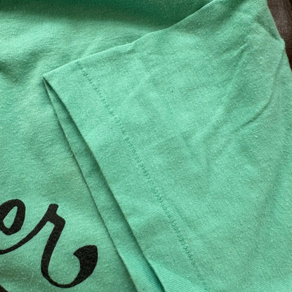 Sweet Talker Heartbreak Vintage T Shirt 80s Green Single Stitch Love Roses Cool