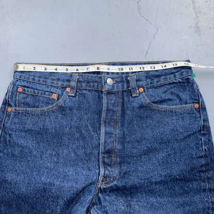 Levis 501 Vintage 80s USA XX Straight Leg Jeans Blue Dark Wash 36x30 Act 33x26