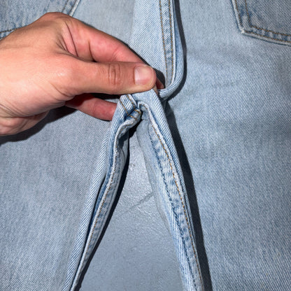 Levis 501 Vintage 90s Y2K XX Straight Leg Jeans Blue Light Wash 36x34 Act 35x32