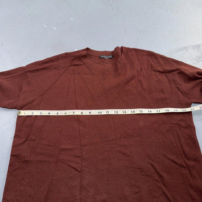 Eileen Fisher Paprika Knit Seamless Sweater Womens S Burnt Orange Brown