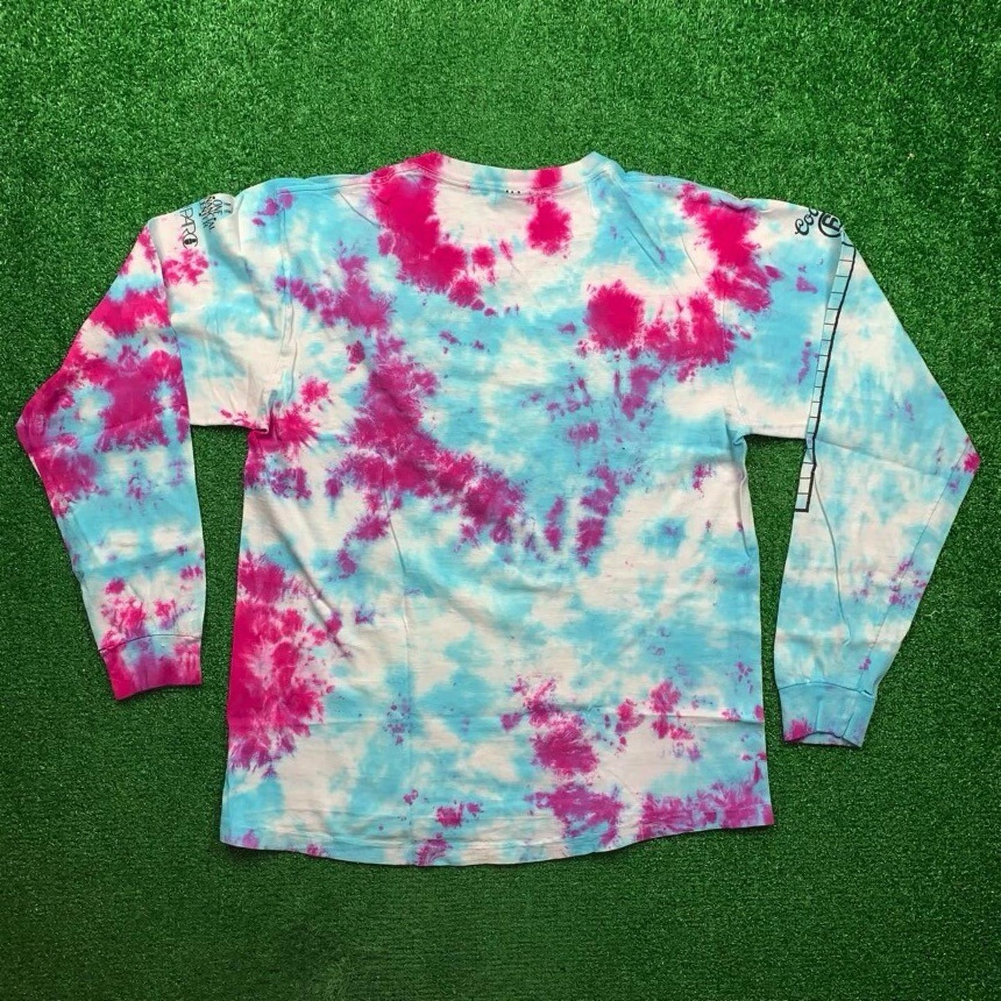 Nike Vintage T Shirt USA Rare Custom Tie Dye Piano Music Marathon Frank Ocean