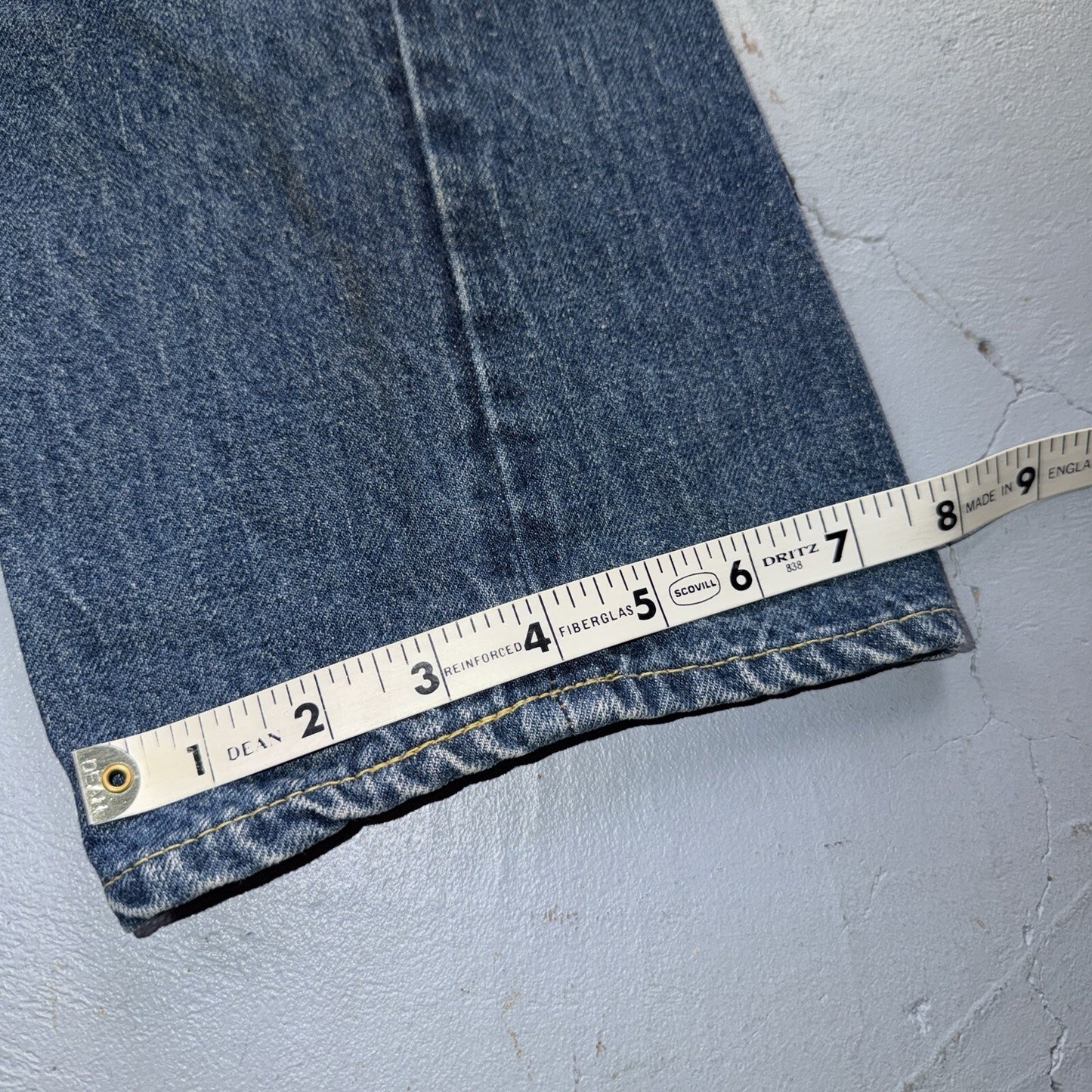 Levis 501 Vintage 70s SS Redline Selvedge USA Jeans Med Wash 32x34 Act 29x29