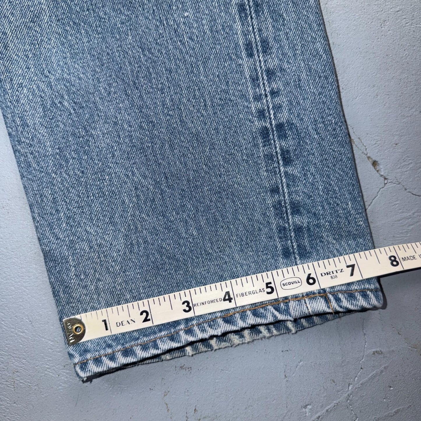 Levis 501 Vintage 80s Redline Selvedge USA XX Jeans Light Wash 30x31 Act 29x27