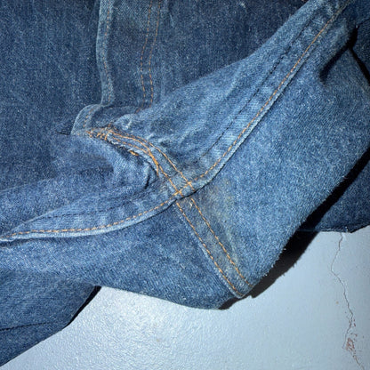 Levis 501 Vintage 80s USA XX Straight Leg Jeans Blue Dark Wash 40x34 Act 36x30