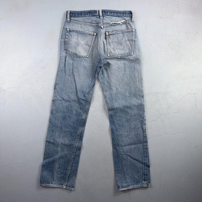 Levis 501 Vintage 80s Redline Selvedge USA XX Jeans Light Wash 33x34 Act 30x30