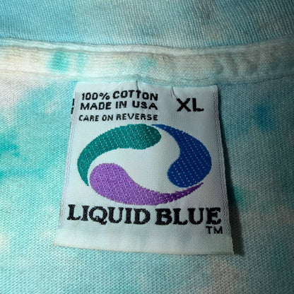 Grateful Dead VTG 1995 Liquid Blue 90s Tour Poseidon Tie Dye T Shirt XL Dolphins