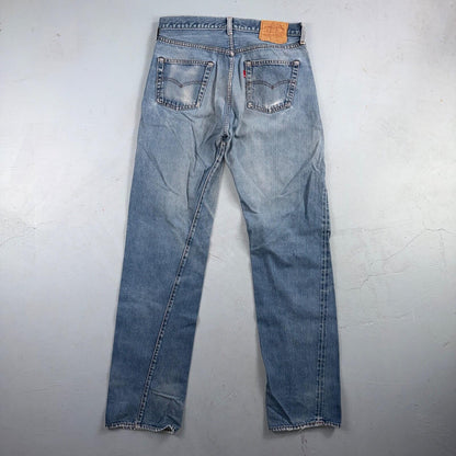 Levis 501 Vintage 80s Redline Selvedge USA XX Jeans Light Wash 34x38 Act 31x33