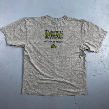 Nike ACG What Are You On VTG T Shirt Climbing Hiking Bare Hands Y2K 2000s RARE