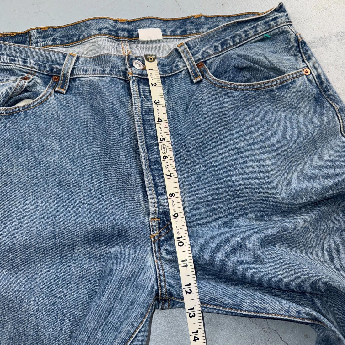 Levis 501 Vintage Y2K XX Straight Leg Jeans Blue Light Wash 38x36 Act 38x36