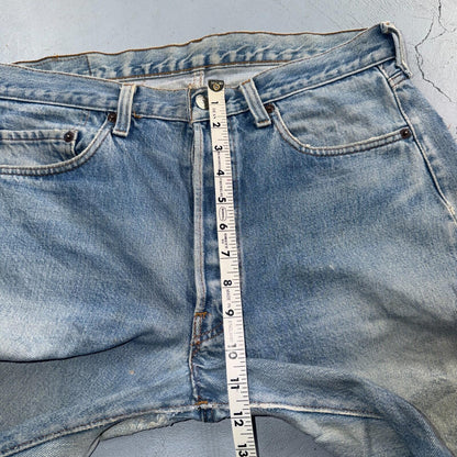 Levis 501 Vintage 80s Redline Selvedge USA XX Jeans Light Wash 35x32 Act 33x29