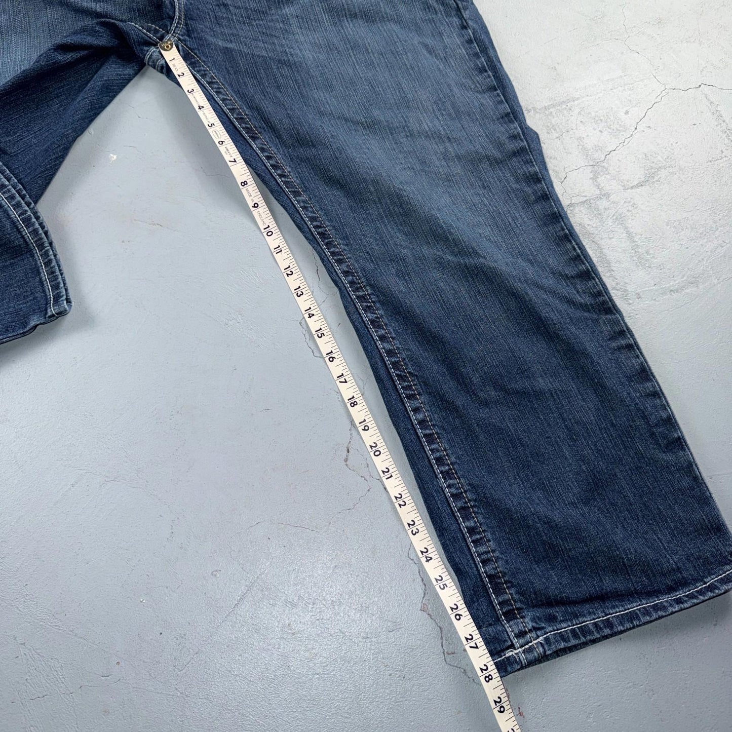 Ariat M7 Slim Straight Leg Jeans Mens 42x30 Blue Denim Pants Cowboy Western 42