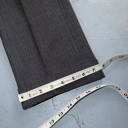 1960s 1950s VTG Mens 2 PC Suit 38 Jacket Coat Pants Gray Union Wool Rockabilly
