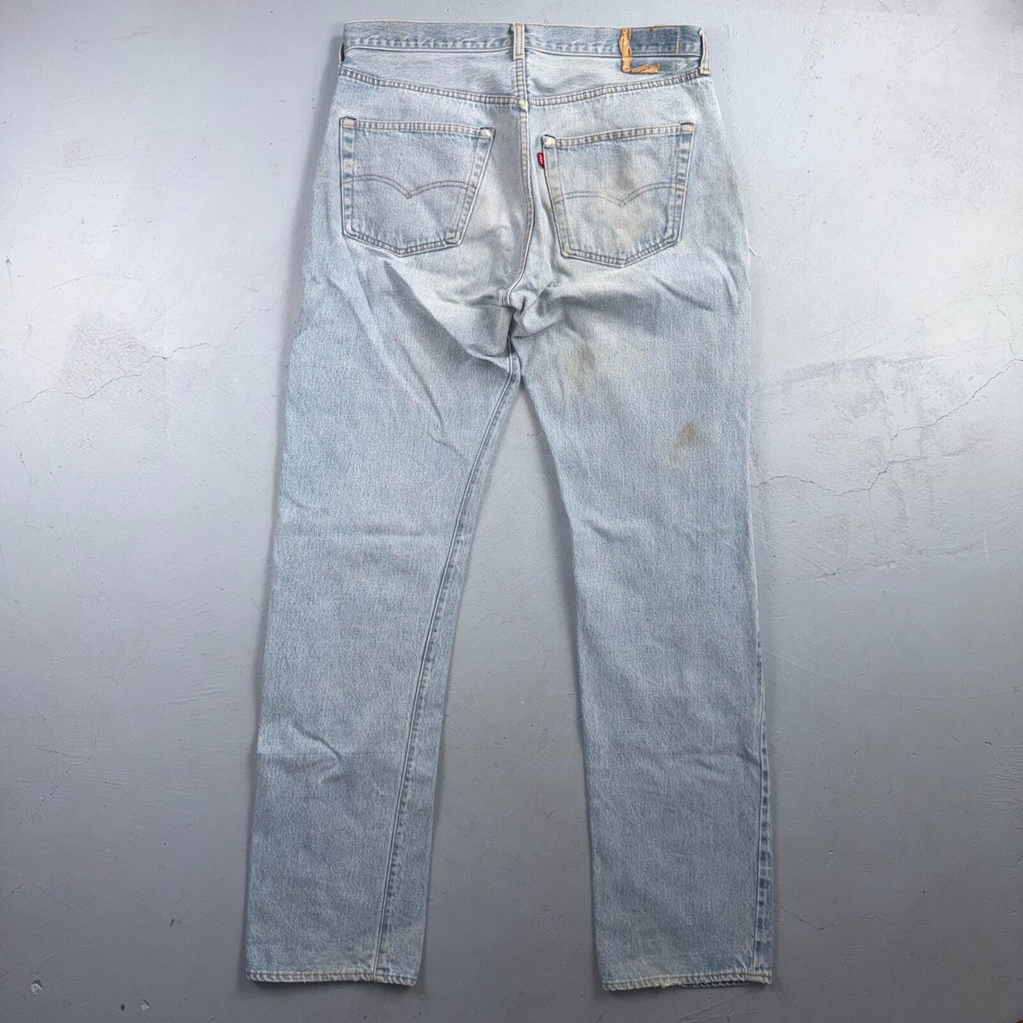 Levis 501 Vintage 80s Redline Selvedge USA XX Jeans Light Wash 38x40 Act 36x36