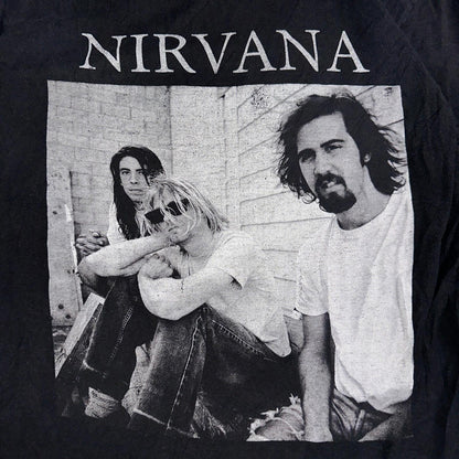 Nirvana Grunge Punk Rock VTG Style T Shirt Y2K Music Band Promo Kurt Cobain Art