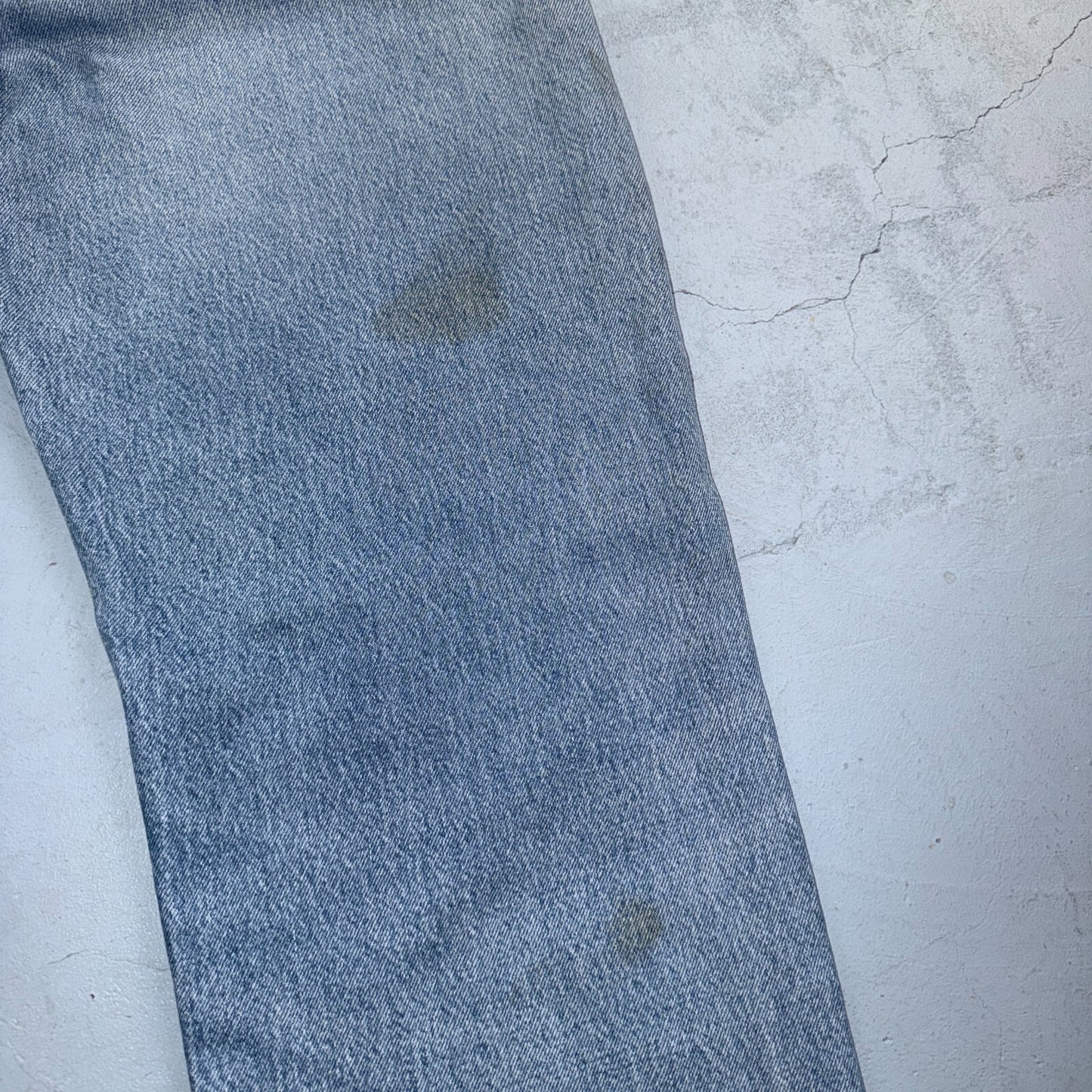 Levis 501 Vintage 80s USA XX Straight Leg Jeans Blue Light Wash 38x36 Act 35x31