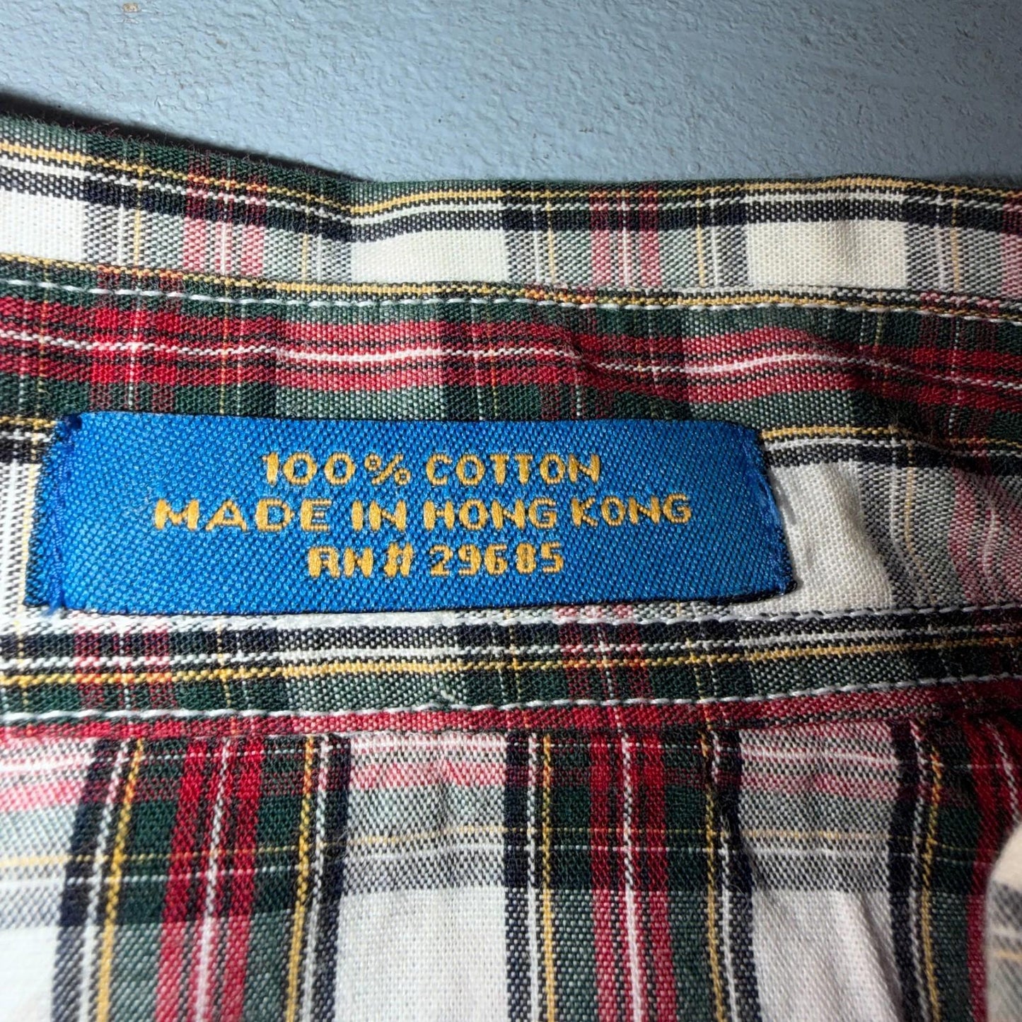 Pendleton Rancher Button Down Western Shirt Men’s S Red Plaid Cotton Rancher