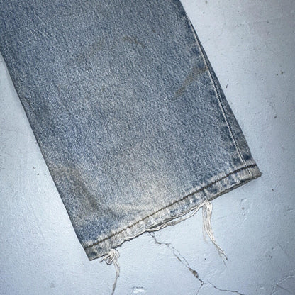 Levis 501 Vintage 90s Y2K XX Straight Leg Jeans Blue Med Wash 34x32 Act 33x31