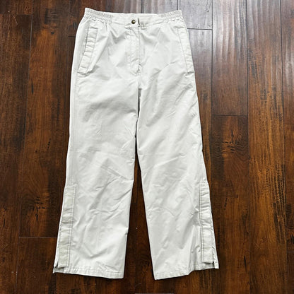 VTG GORETEX Jack Nicklaus Mens 10 Golf Pant Grey Fabric Zip Up Sports Outdoor