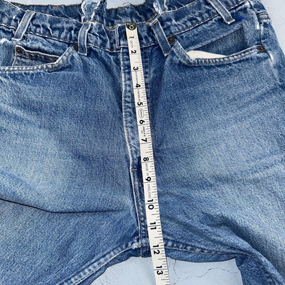 Levis 517 Vintage 80s USA Orange Tab Bootcut Flare Blue Worn Jeans Act 32x28