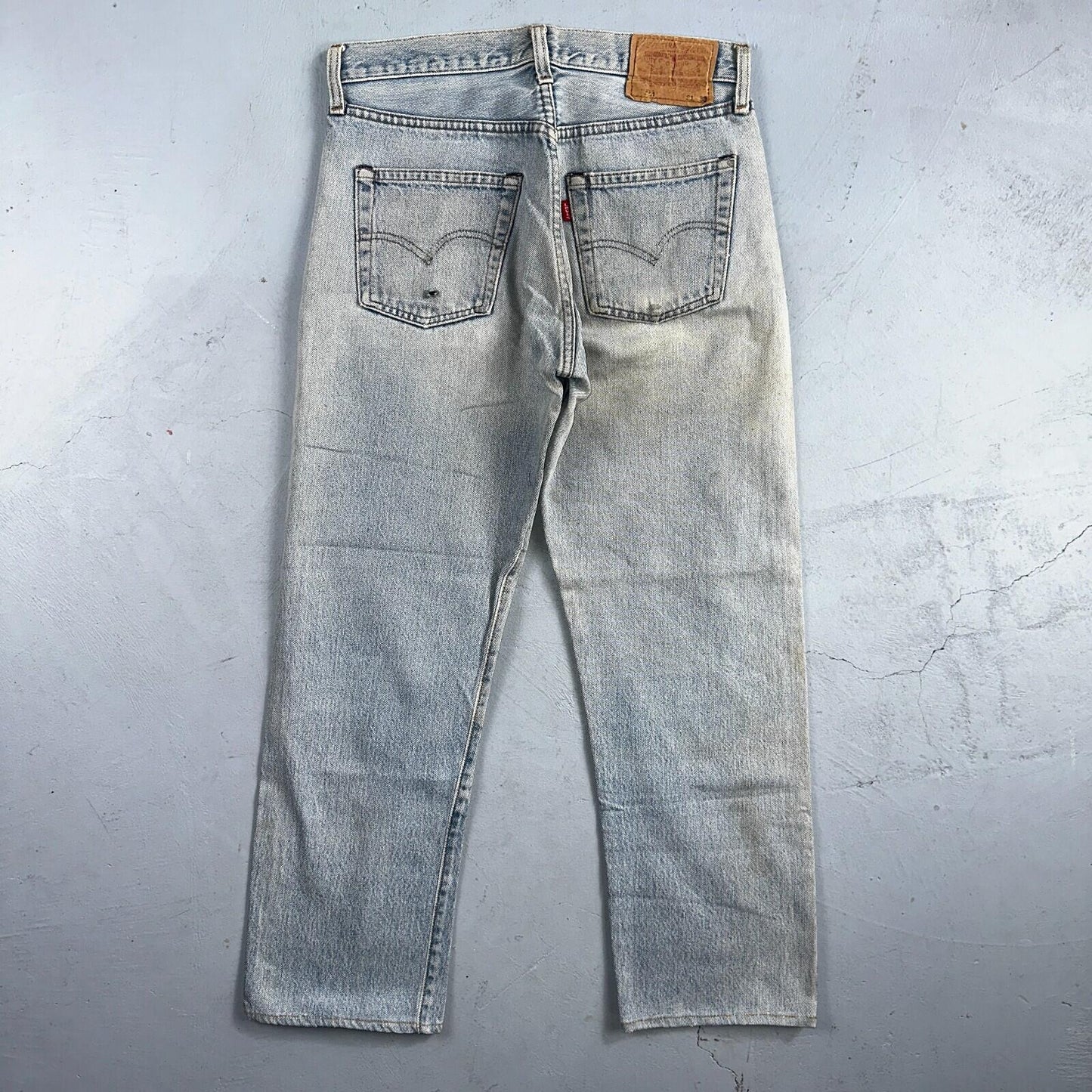 Levis 501 Vintage 80s Redline Selvedge USA XX Jeans Light Wash 1980s Act 30x26