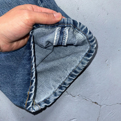 Levis 501 Vintage Y2K 90s XX Straight Leg Jeans Blue Med Wash 38x34 Act 37x33