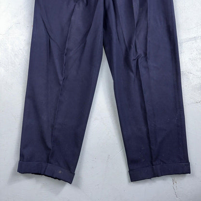 VTG Mens 2 PC Suit 42 Jacket Coat Pants Blue Rockabilly 1950s Thrashed Ripped