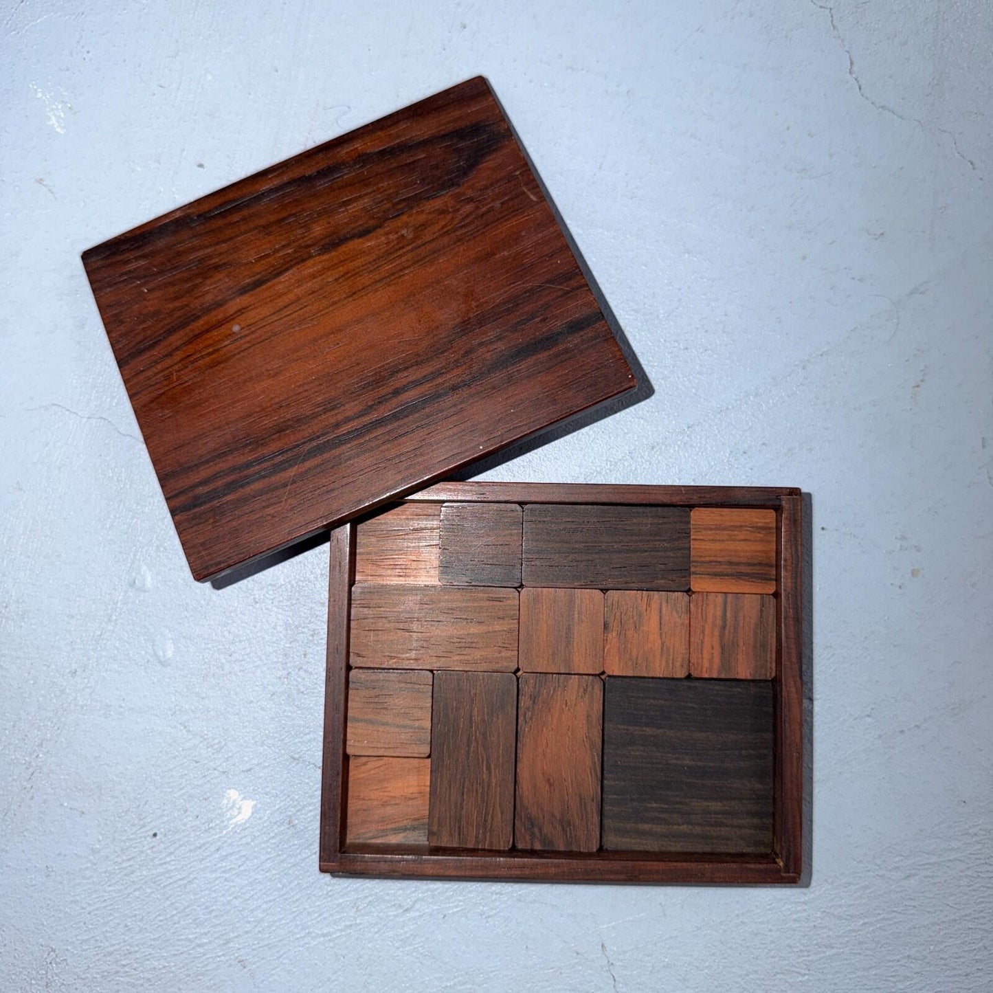 Alfred Klitgaard VTG Mid-Century Modern Rosewood MCM Game Denmark Danish Art