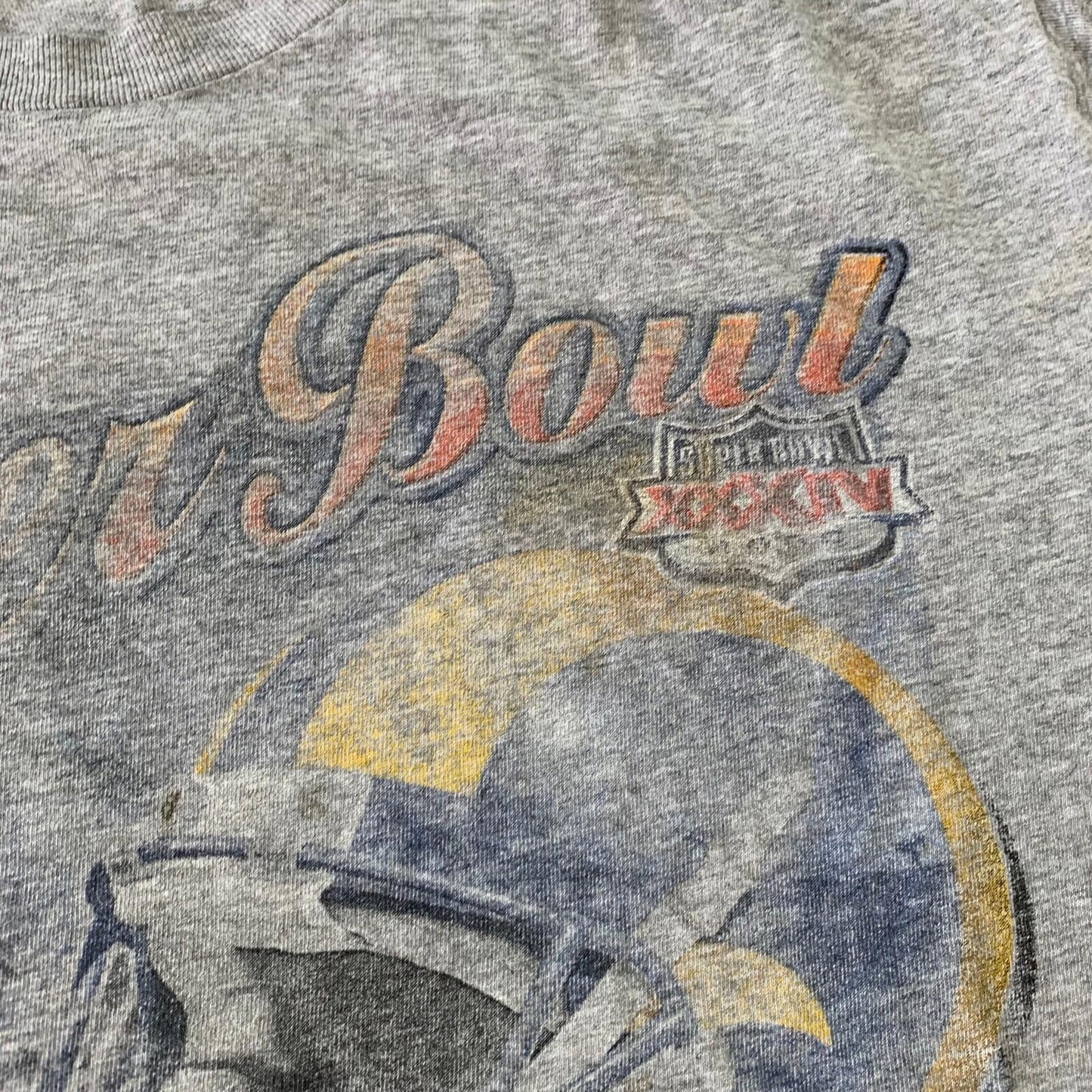 Super Bowl 1999 Vintage T Shirt Starter NFC St Luis Rams Thrashed Rap Football