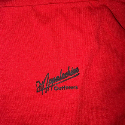 Appalachian VTG T Shirt 70s Stedman Footprint Memories Hiking Travel USA 1970s