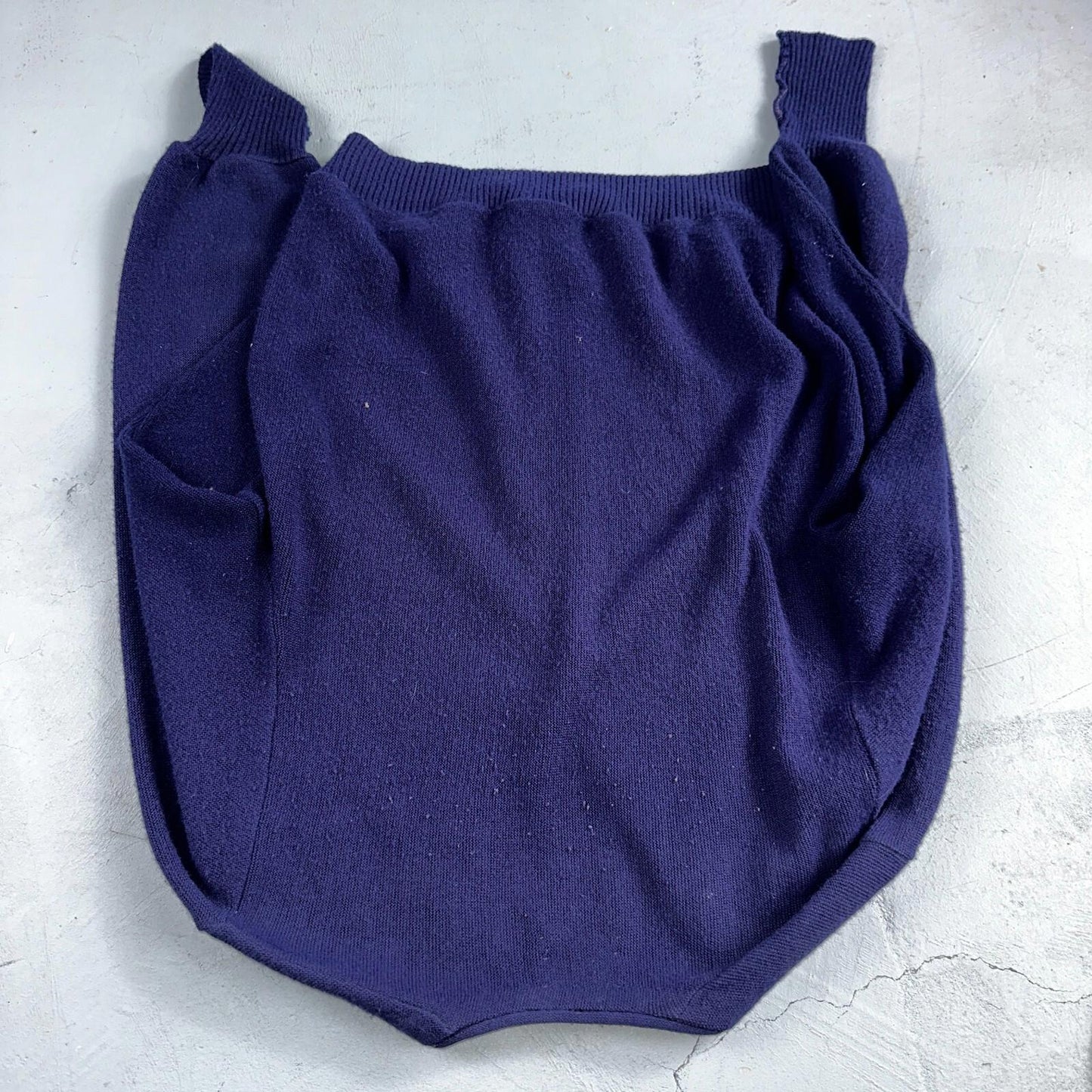 Vintage 80s JCPenney Acrylic Cardigan Sweater Men’s Size M Blue Penneys 1980s