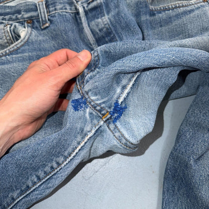Levis 501 Vintage 70s SS Redline Selvedge USA XX Jeans Light Wash 38x33 Ac 35x29