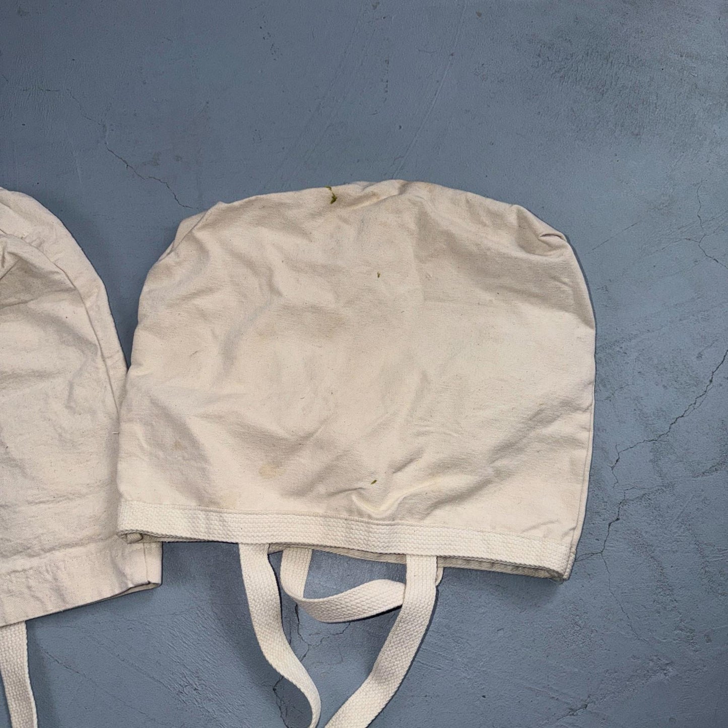 Vintage Boat & Tote Bag White Canvas Lot of 2 Virginia Is For Lovers Rose PDX