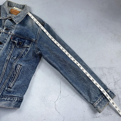 Levis VTG Denim Size 42 Type 3 III Trucker Jean Jacket Med Blue Wash 1980s 80s