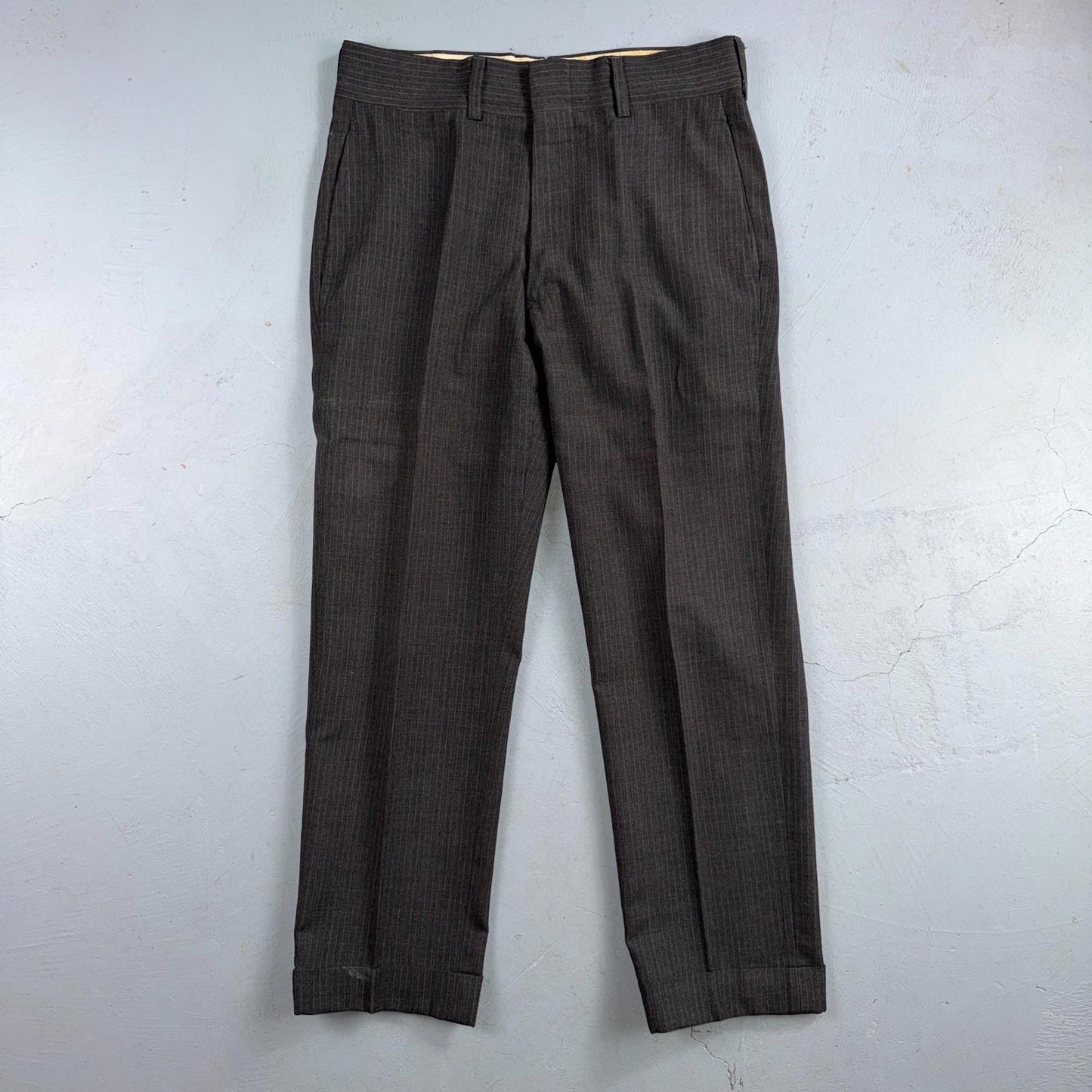 1960s 1950s VTG Mens 2 PC Suit 38 Jacket Coat Pants Gray Union Wool Rockabilly