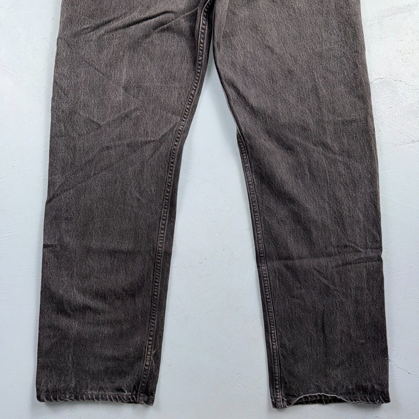 Levis 501 Vintage 90s USA XX Straight Leg Jeans Black Light Wash 40x34 Act 37x33