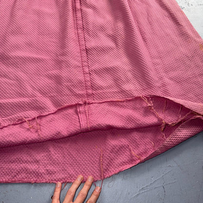 VTG 1950s Pink Dress Dorian? Small California Designer Rockabilly Long Bolo